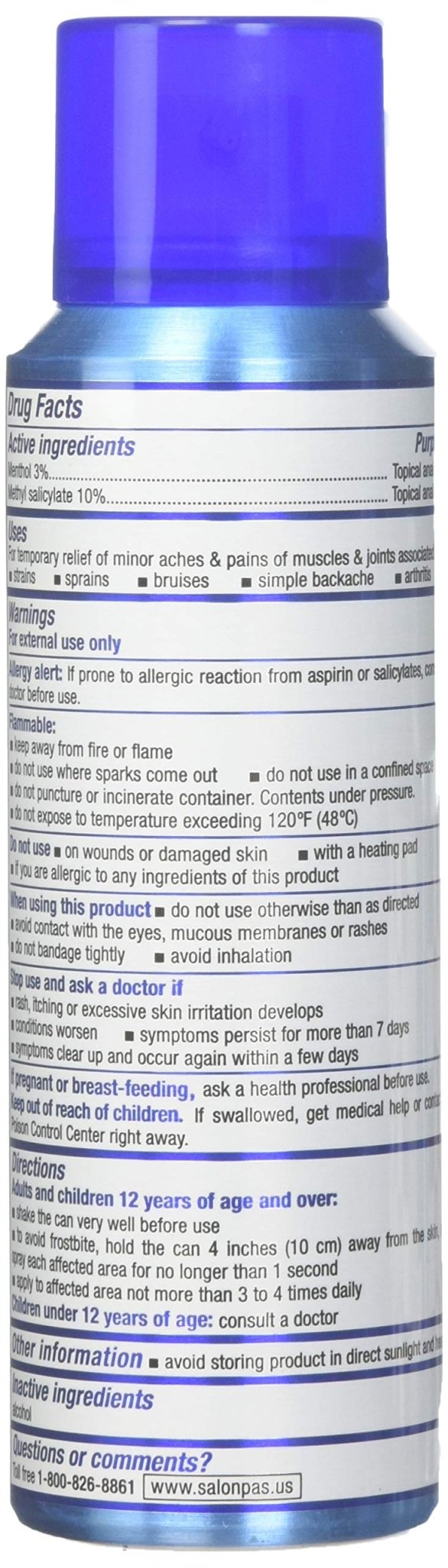 Salonpas Pain Relieving Jet Spray 4 oz (Pack of 3) - dailyvitalstore