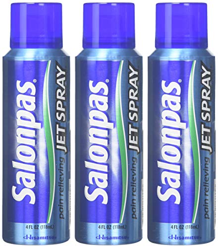 Salonpas Pain Relieving Jet Spray 4 oz (Pack of 3) - dailyvitalstore
