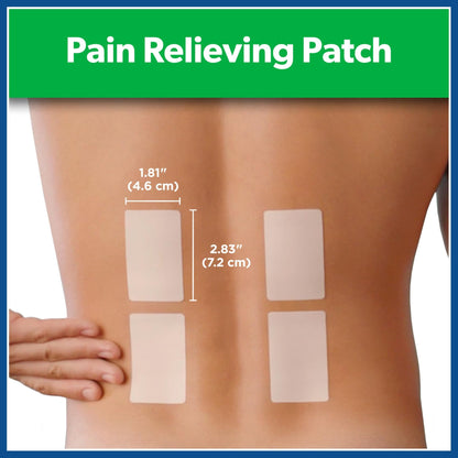 Salonpas Pain Relieving Patch for Back, Neck, Shoulder, Knee Pain and Muscle Soreness - 8 Hour Pain Relief - 60 Count - dailyvitalstore