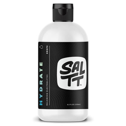 SALTT - Hydrate (8.3 oz) - Electrolytes Drops - Energy Boost - Sodium, Potassium, Magnesium, Zinc, Copper - Unflavored - Ultra Low Carb - Zero Sugar, Vegan, Gluten Free, Non GMO - By Keto Chow - dailyvitalstore