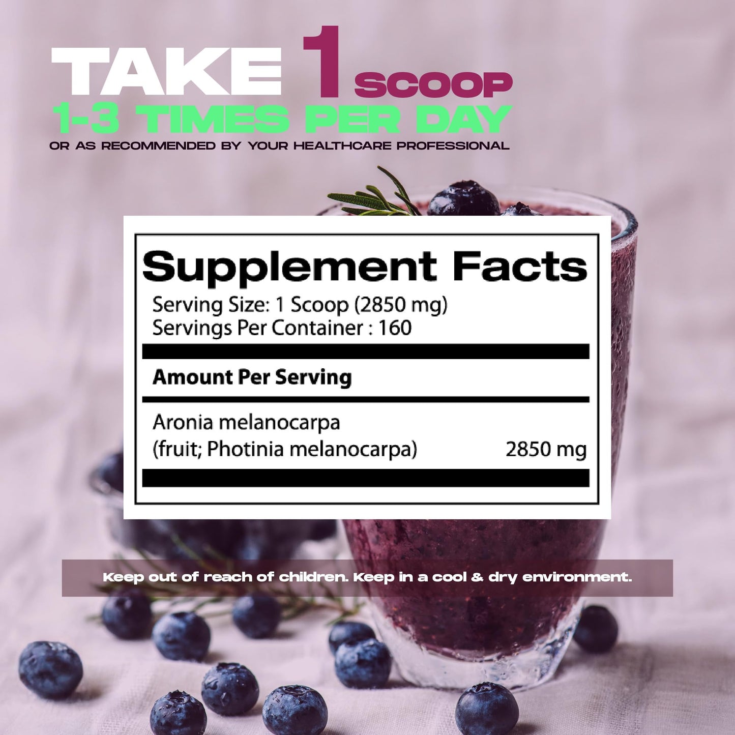 Samsara Herbs Aronia Berry 20:1 Extract Powder (16oz/454g) - Antioxidant, Flavonoids and Polyphenols Supplement - High ORAC - Native American Berry - Improved Wellbeing - dailyvitalstore