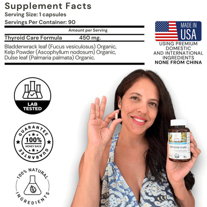 Sana Herbal Sciences Artery Plaque Removal & Sea Iodine Thyroid Support Organic Blends - dailyvitalstore