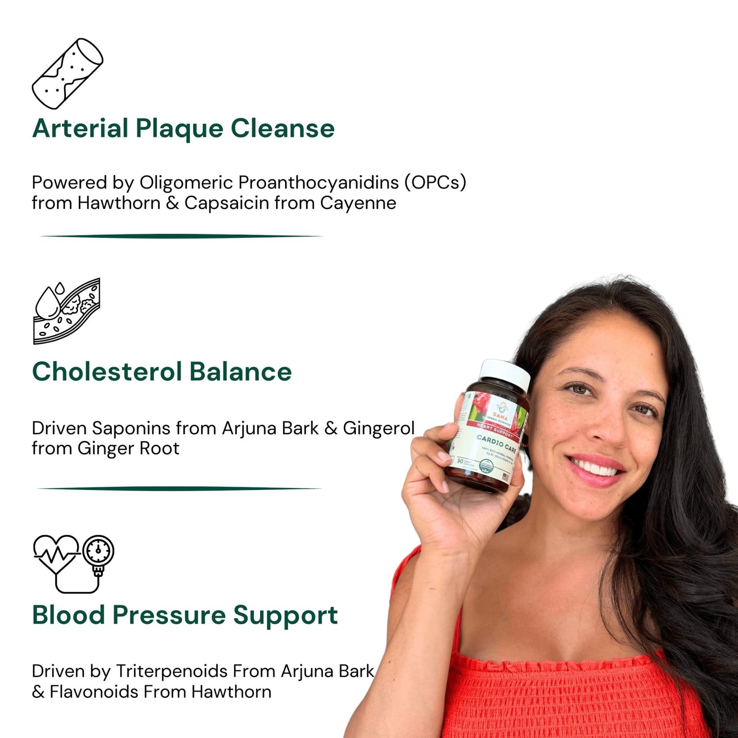 Sana Herbal Sciences Artery Plaque Removal & Sea Iodine Thyroid Support Organic Blends - dailyvitalstore
