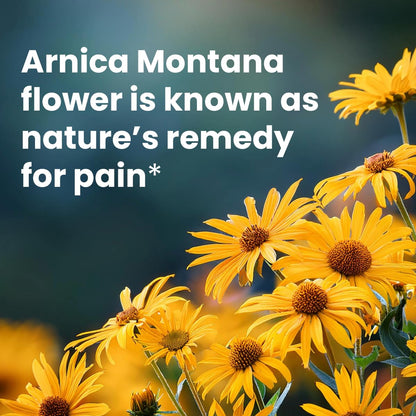 Sanar Naturals Arnica Roll On, 3 oz | Fast Acting Muscle Rub Relief & Joint Support | Soothing Topical Arnica Clear Gel for Post Workout and Daily Use | Non-Greasy, Travel Size - dailyvitalstore