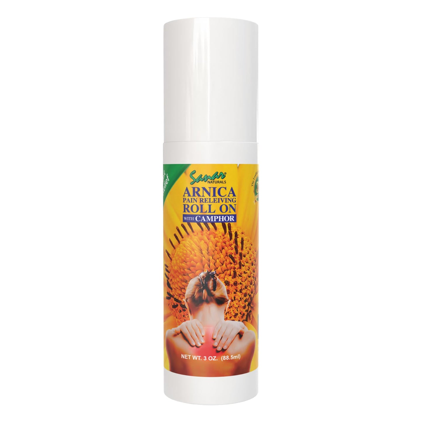 Sanar Naturals Arnica Roll On, 3 oz | Fast Acting Muscle Rub Relief & Joint Support | Soothing Topical Arnica Clear Gel for Post Workout and Daily Use | Non-Greasy, Travel Size - dailyvitalstore