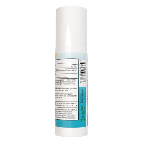 Sanar Naturals Arnica Roll On, 3 oz | Fast Acting Muscle Rub Relief & Joint Support | Soothing Topical Arnica Clear Gel for Post Workout and Daily Use | Non-Greasy, Travel Size - dailyvitalstore
