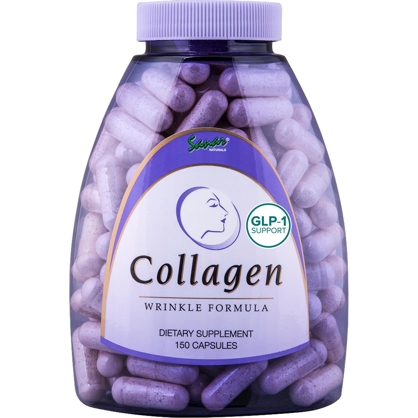 Sanar Naturals Collagen Pills, 150 Capsules | Supports Skin Elasticity, Hydration, Hair, Nails and Joints | Hydrolyzed Collagen Peptides Supplement with Vitamin C and E, Grass Fed, Non GMO - dailyvitalstore