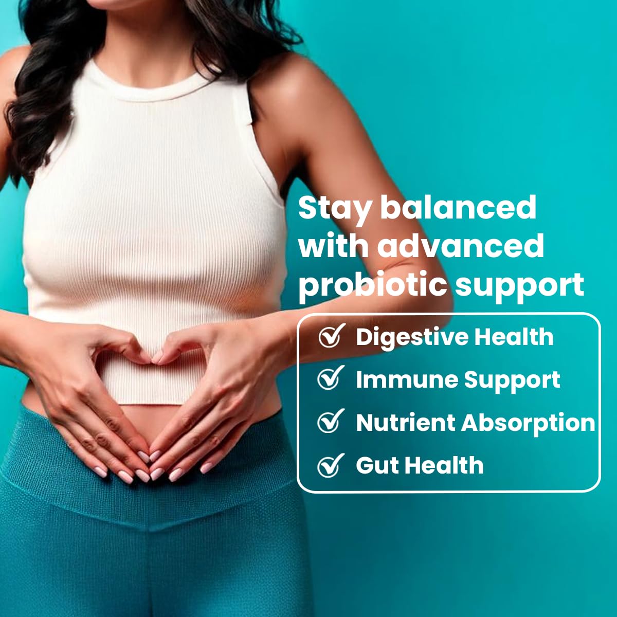 Sanar Naturals Probiotics 60 Billion CFU – Support, Digestive & Gut Health - Probiotics for Women and Men - Vegan, Non-GMO, Gluten Free, 120 Capsules - dailyvitalstore