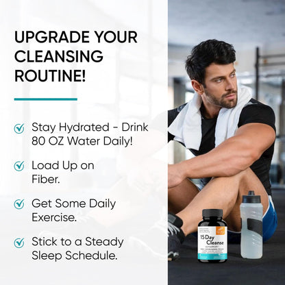 Sandhu's 15 Day Gut Cleanse Colon Detox for Women & Men| Supports Colon Cleansing & Digestive Health| Senna, Cascara Sagrada, Psyllium Husk & Probiotics - dailyvitalstore