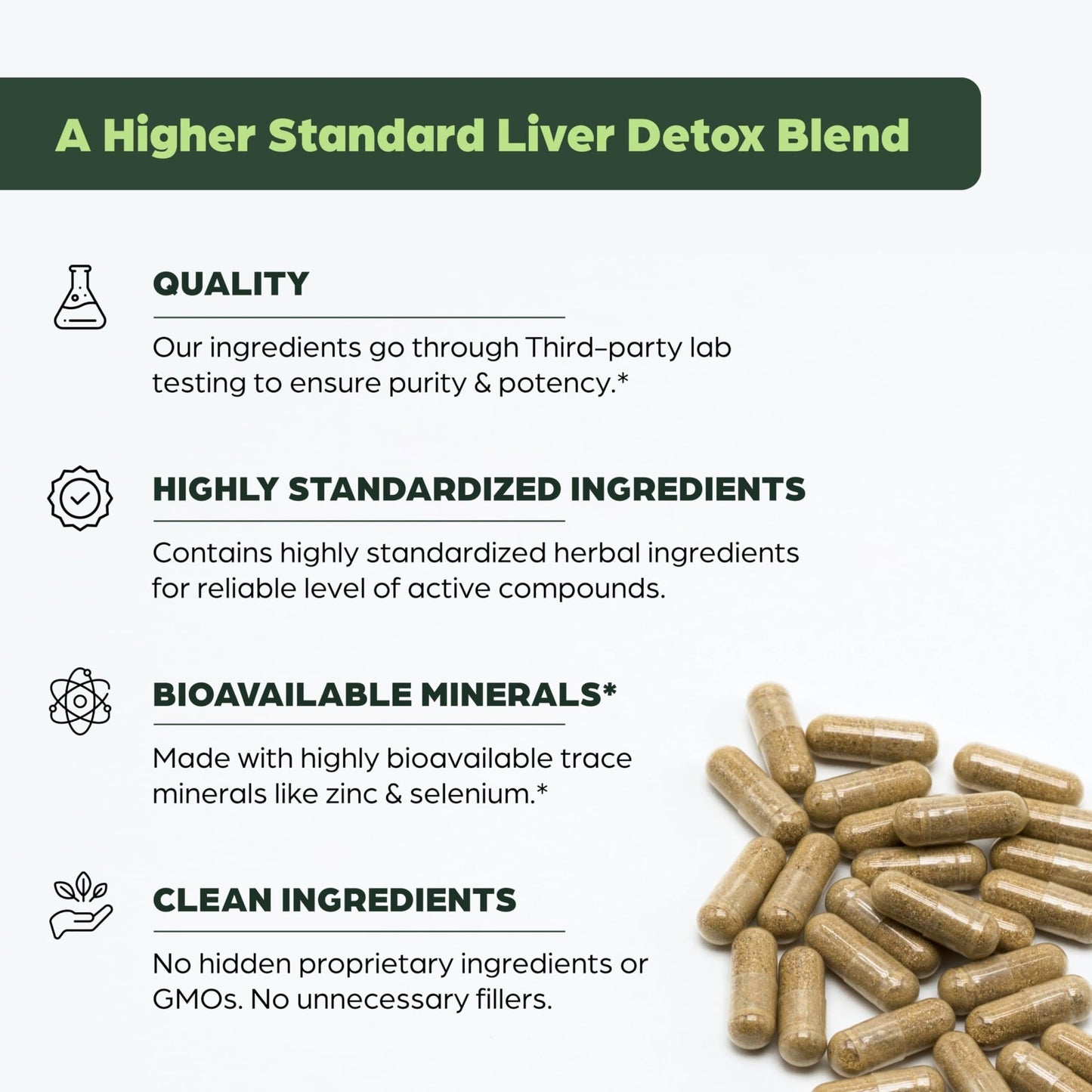 Sandhu's Liver Cleanse Detox & Repair Support Capsules with Milk Thistle & Dandelion Root | Herbal Supplement Pills for Liver Health - dailyvitalstore