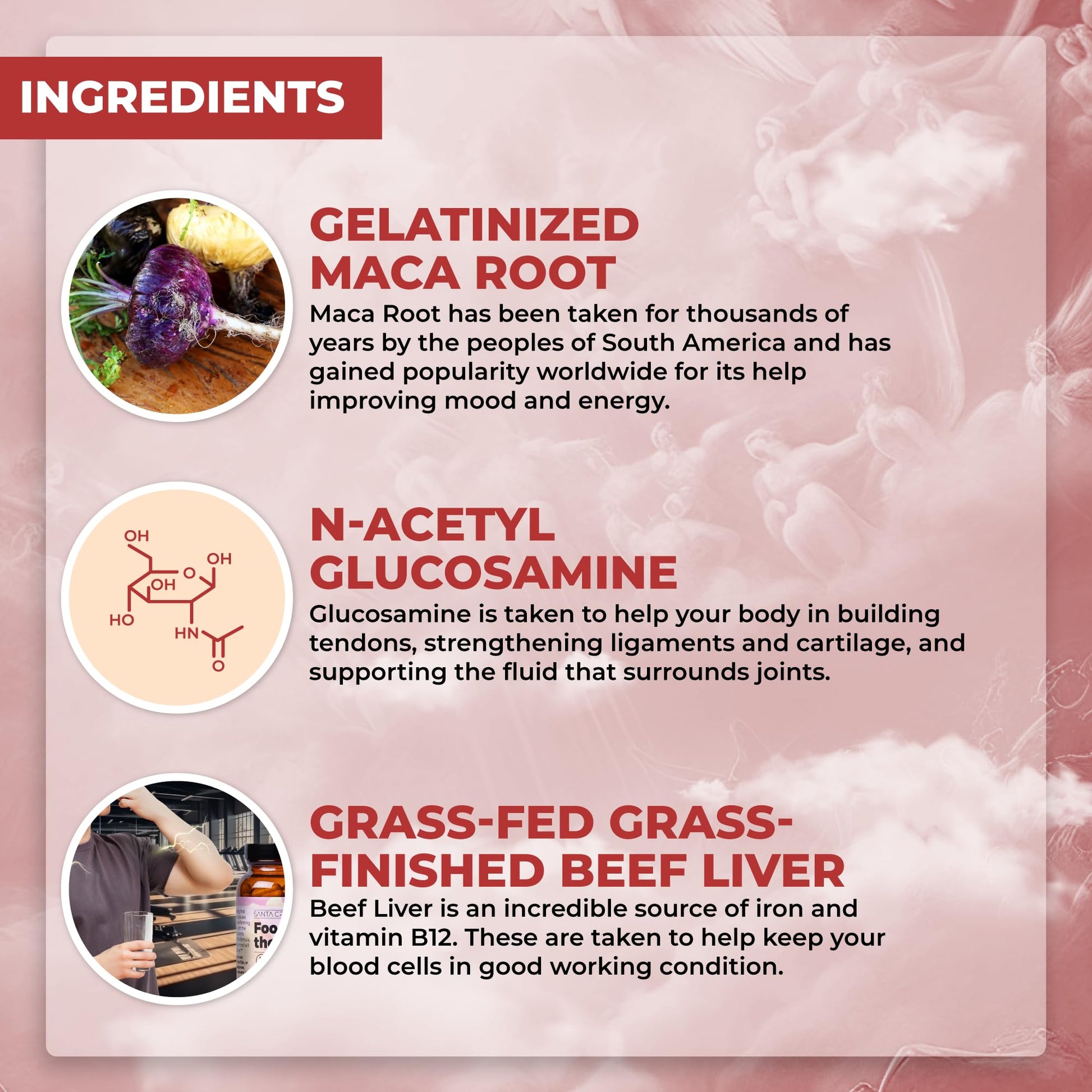 Santa Cruz Paleo, Food of the Gods Grass Fed Beef Organ Supplement for Men and Women, with Collagen, Maca Root, Colostrum, Bone Broth, Iron, Vitamin B12, Gluten Free, Keto Friendly, 30 Servings - dailyvitalstore