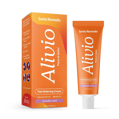 Santo Remedio Pain Relief Cream with Lidocaine & Menthol, Fast-Absorbing Non-Greasy Topical for Joint & Muscle Pain, Joint Support with MSM & Glucosamine, by Dr. Juan Rivera - dailyvitalstore