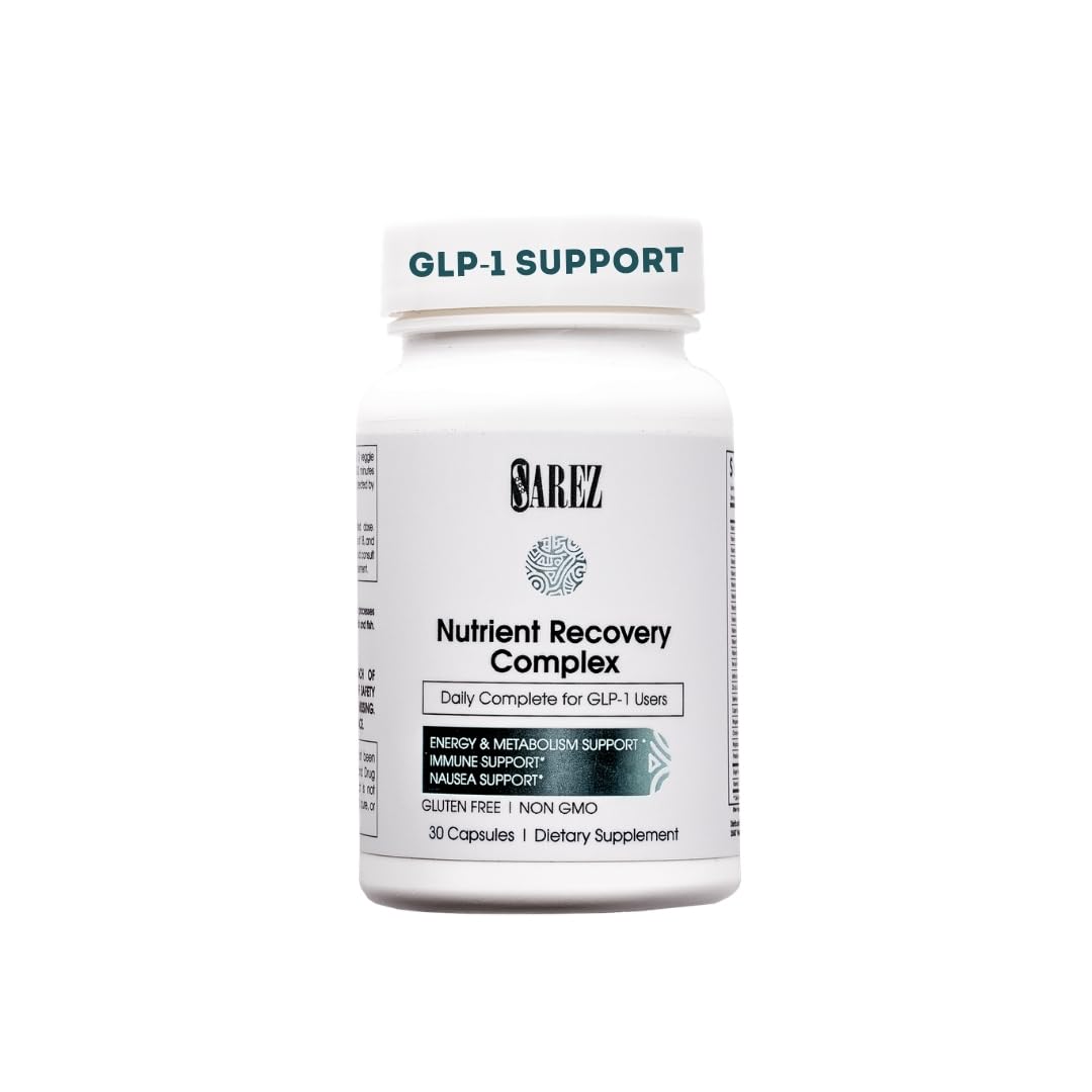 Sarez Support Capsules — Methylated Vitamins & Chelated Minerals — Energy, Metabolism, Hair & Daily Nutrient Support — with Ginger for Nausea — Gentle on Stomach — 30 Day Supply - dailyvitalstore