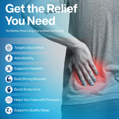 SciatiEase Sciatic Nerve Health Support Supplement - Nerve Support Formula with AlphaPalm, Pea, Vitamin B Complex, Alpha Lipoic Acid 300mg - 3 Bottles - dailyvitalstore