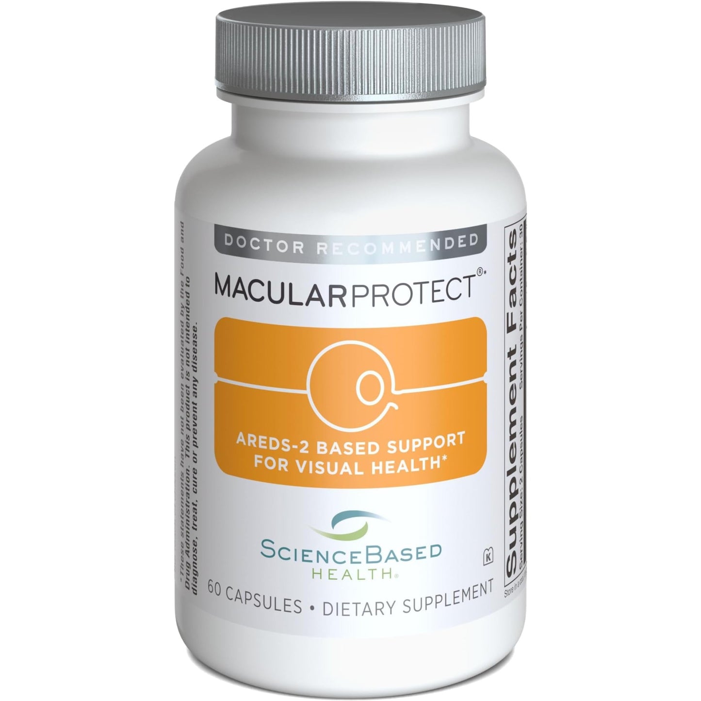 ScienceBased Health MacularProtect AREDS 2 Formula – Eye Health Vitamin & Mineral Supplement with Lutein, Zeaxanthin & B Vitamins for Macular & Vision Support – 60 Capsules - dailyvitalstore