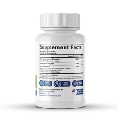 Scientific Health Solutions Vitex + DIM + Shatavari Hormone Balance Supplement – PMS, Menopause & Cycle Support for Women – Adaptogenic Complex with Maca, Ashwagandha, Dandelion – Vegan (3-Pack) - dailyvitalstore