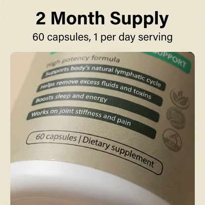 Sculptique Lymphatic Drainage Capsules, New Maximum Potency Formula with Dandelion Extract, Cleavers Extract - Supports Cellulite Reduction 60 Capsules - dailyvitalstore