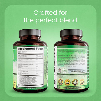 Sea Moss, Black Seed Oil, Bladderwrack, Turmeric, Ashwagandha, Burdock, Vitamin C, D3, Yellow Dock Root, Manuka, Dandelion - 90 Veggie caps - dailyvitalstore