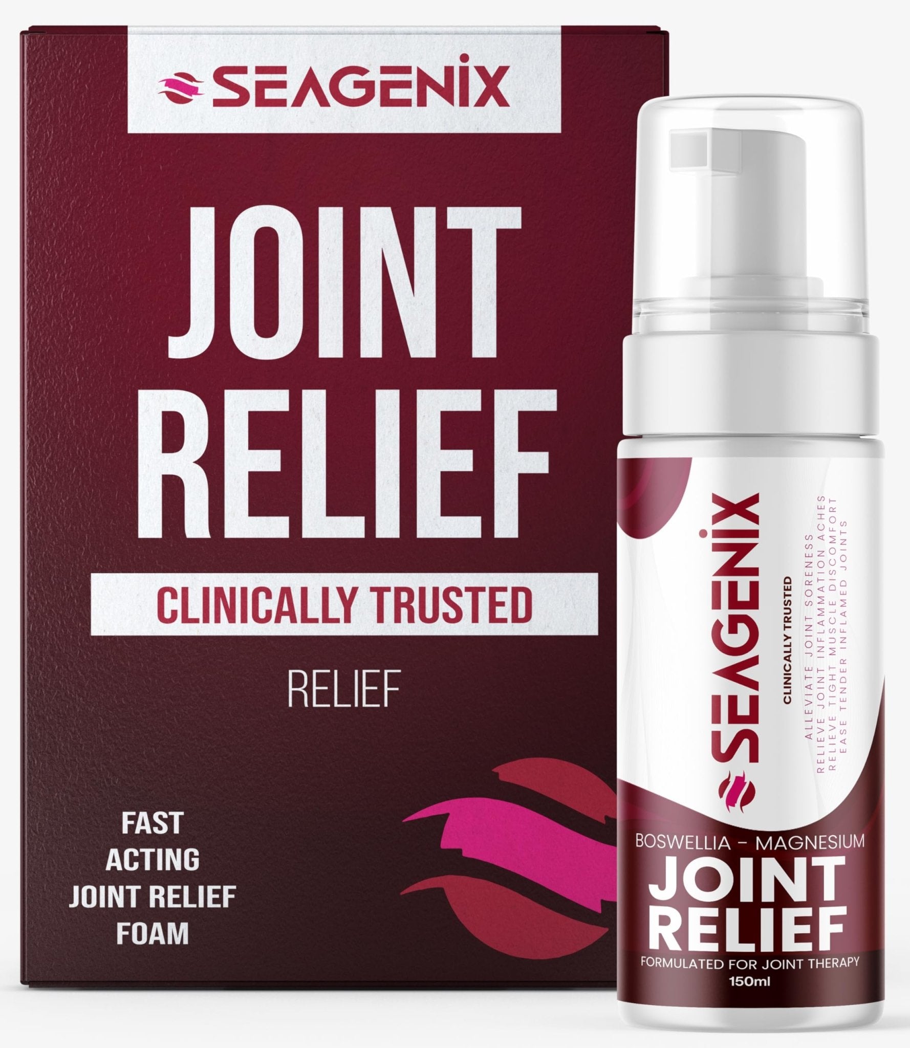 Seagenix Extra Strength Joint Relief Foam – Next Generation Fast-Acting Magnesium Formula for Joint Stiffness & Mobility Support – Engineered to Outperform Legacy Foams - dailyvitalstore