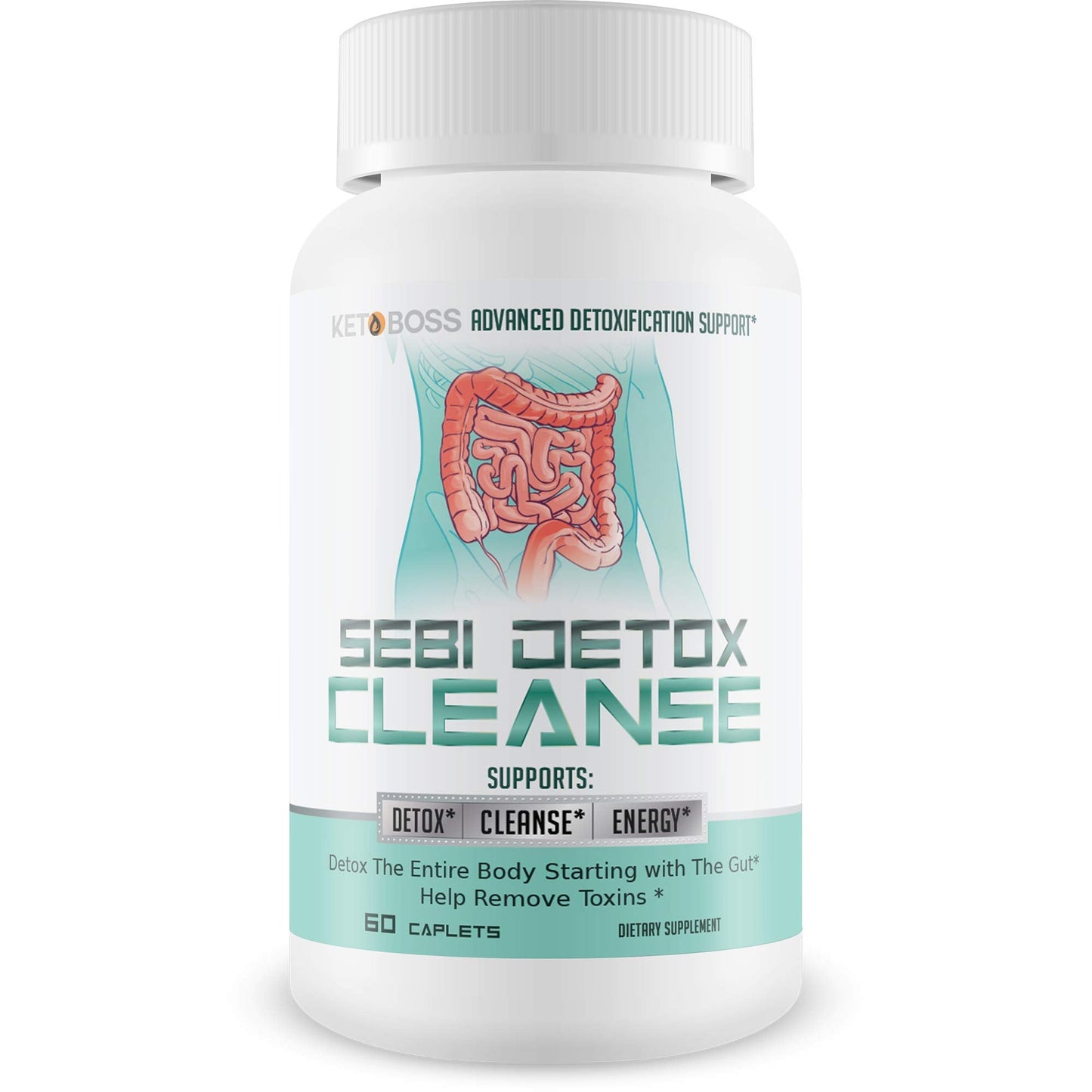 Sebi Detox Cleanse - Advanced Detoxification Support - Detox The Entire Body Starting with The Gut - Help Remove Toxins - Inspired by dr sebi Products - dailyvitalstore