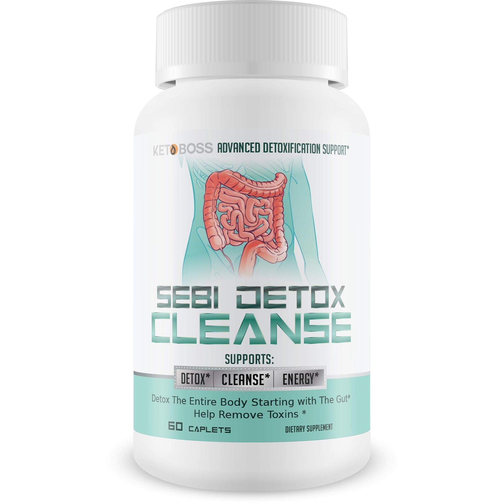 Sebi Detox Cleanse - Advanced Detoxification Support - Detox The Entire Body Starting with The Gut - Help Remove Toxins - Inspired by dr sebi Products - dailyvitalstore
