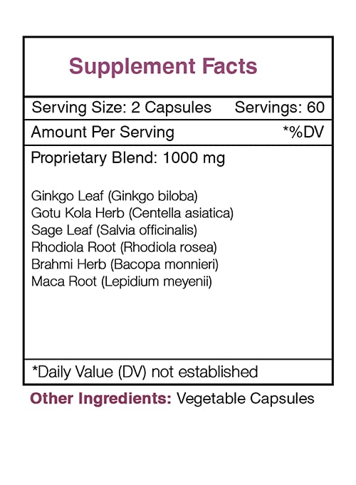Secrets of the Tribe - Raven's Wisdom, Cognitive Health Formula, Herbal Supplement Blend (120 Capsules) - dailyvitalstore
