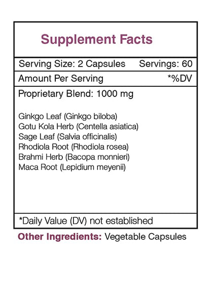 Secrets of the Tribe - Raven's Wisdom, Cognitive Health Formula, Herbal Supplement Blend (120 Capsules) - dailyvitalstore