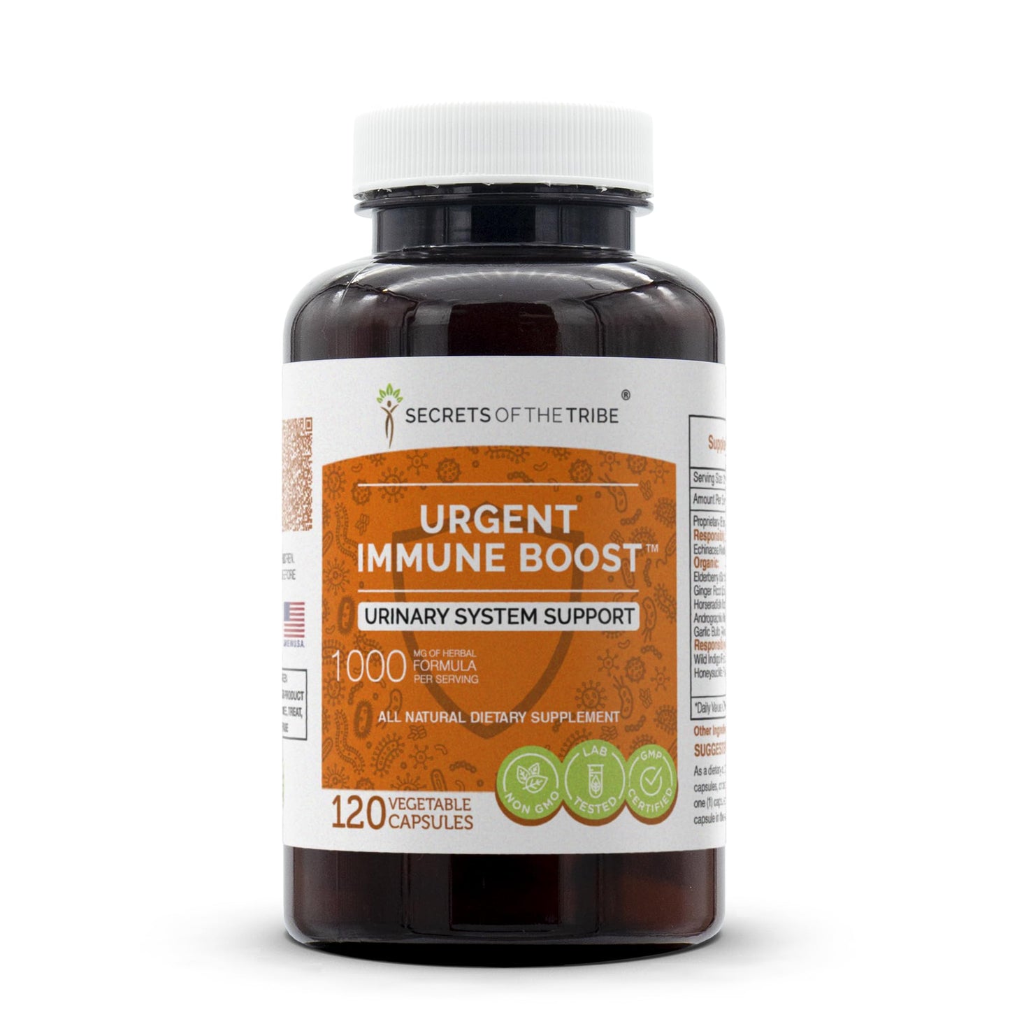 Secrets of the Tribe - Urgent Immune Boost, Immune Boost Formula, Herbal Supplement Blend (120 Capsules) - dailyvitalstore