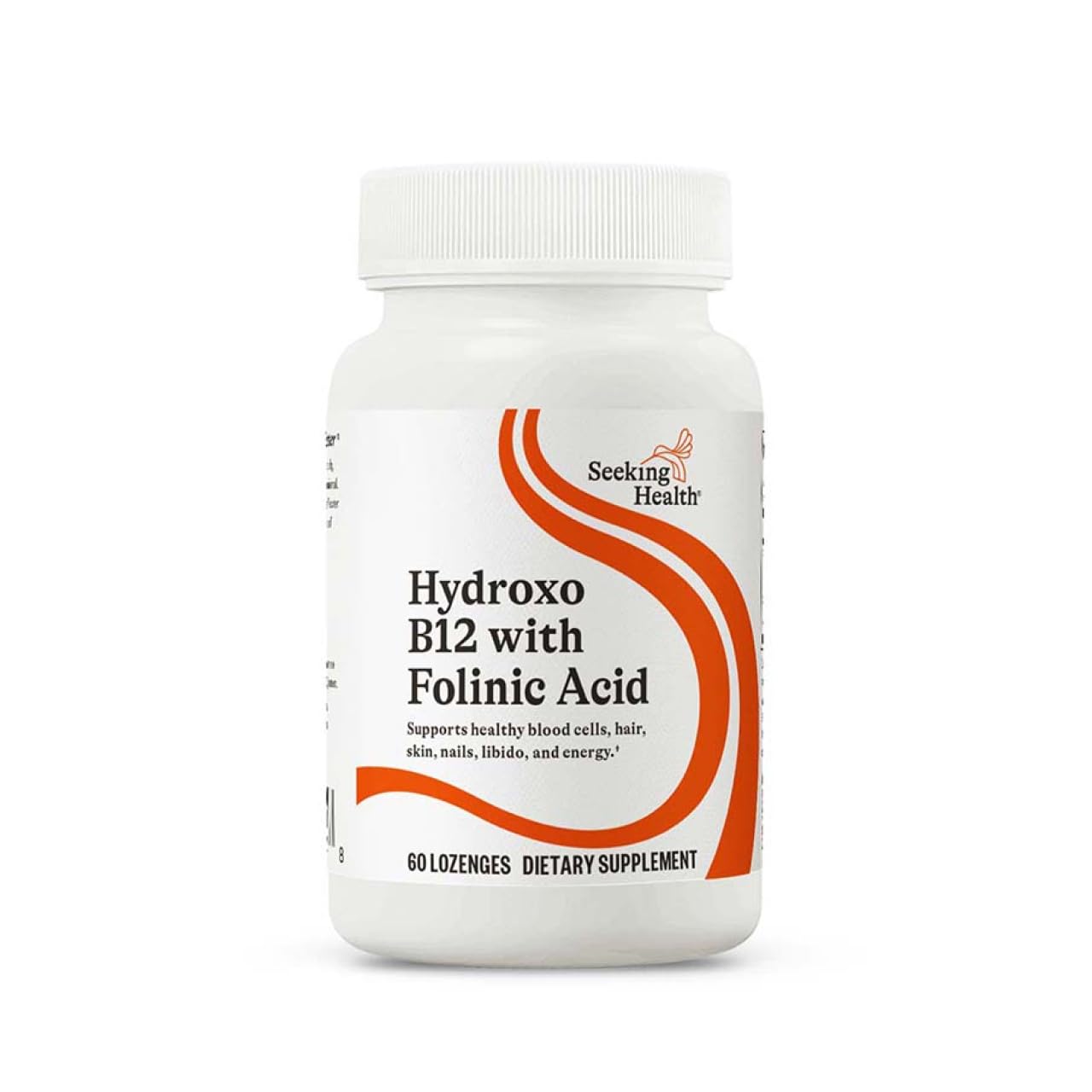 Seeking Health Hydroxo B12 with Folinic Acid - Supplement with Non-Methylated Form of Folate - Vitamin B12 Complex - dailyvitalstore