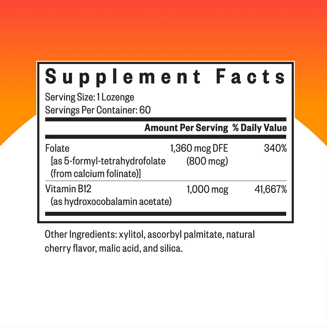 Seeking Health Hydroxo B12 with Folinic Acid - Supplement with Non-Methylated Form of Folate - Vitamin B12 Complex - dailyvitalstore