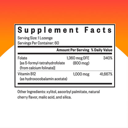 Seeking Health Hydroxo B12 with Folinic Acid - Supplement with Non-Methylated Form of Folate - Vitamin B12 Complex - dailyvitalstore