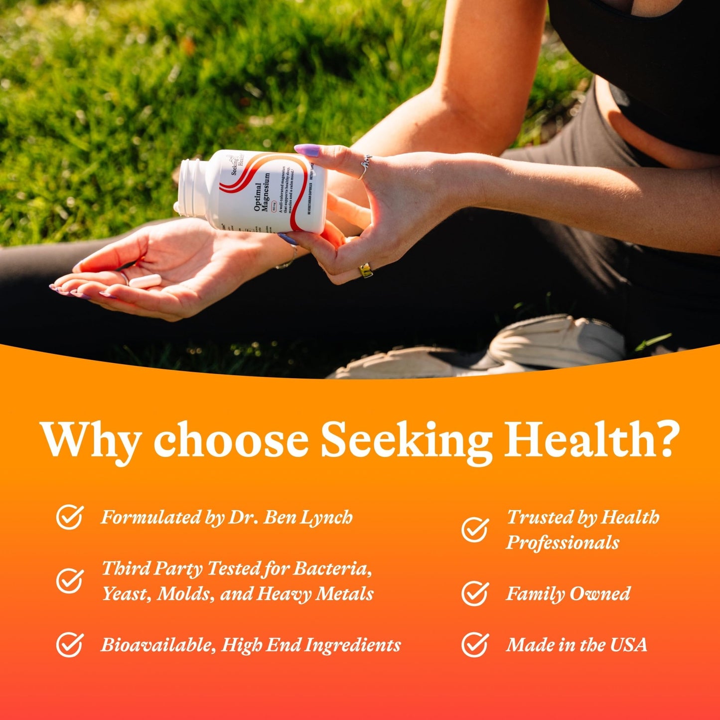 Seeking Health Optimal Magnesium - Mineral Supplement Aids Optimal Magnesium Absorption - Bioavailable Forms of Magnesium for Energy, - dailyvitalstore