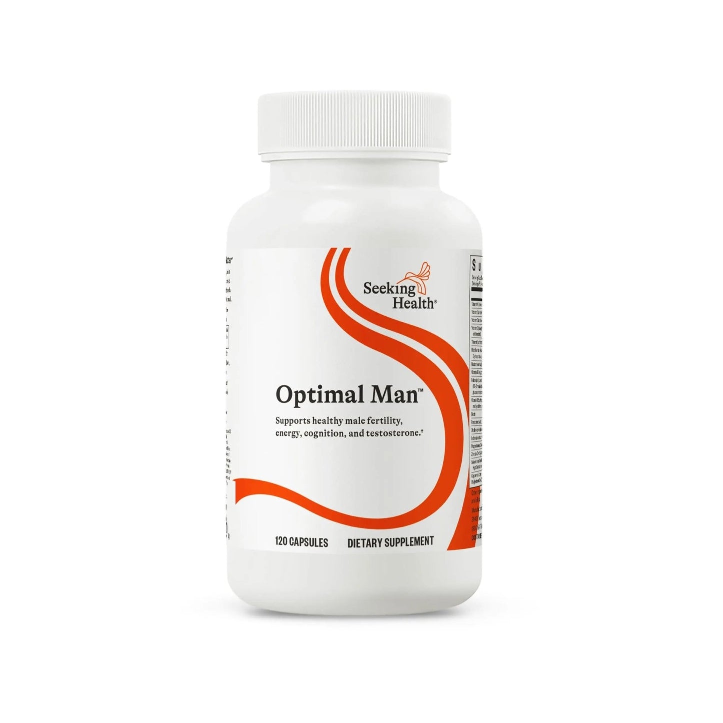 Seeking Health Optimal Man - Multivitamin Supplement with Zinc, Active Folate, & Alpha-Lipoic Acid - Multivitamin Supports Energy & Brain Health - Support Healthy Aging - dailyvitalstore