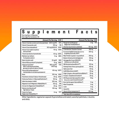 Seeking Health Optimal Man - Multivitamin Supplement with Zinc, Active Folate, & Alpha-Lipoic Acid - Multivitamin Supports Energy & Brain Health - Support Healthy Aging - dailyvitalstore