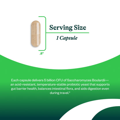 Seeking Health Saccharomyces Boulardii - Gentle Digestive Support for Healthy Bowel Movements* - Supports a Good GI Tract Environment & Microbiome While Traveling* - dailyvitalstore