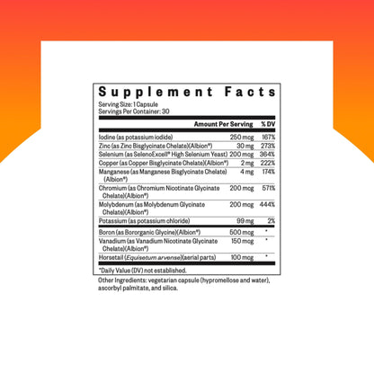 Seeking Health Trace Minerals Complex - Includes 10 Essential Trace Minerals - Mineral Supplement Supports Immune & Nervous System - dailyvitalstore