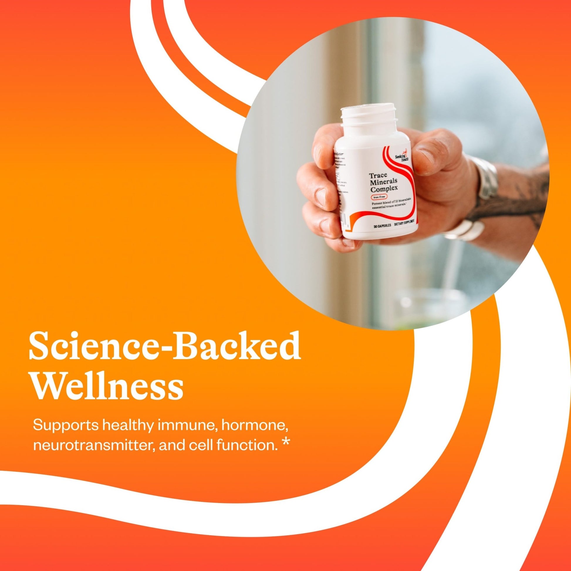 Seeking Health Trace Minerals Complex - Includes 10 Essential Trace Minerals - Mineral Supplement Supports Immune & Nervous System - dailyvitalstore