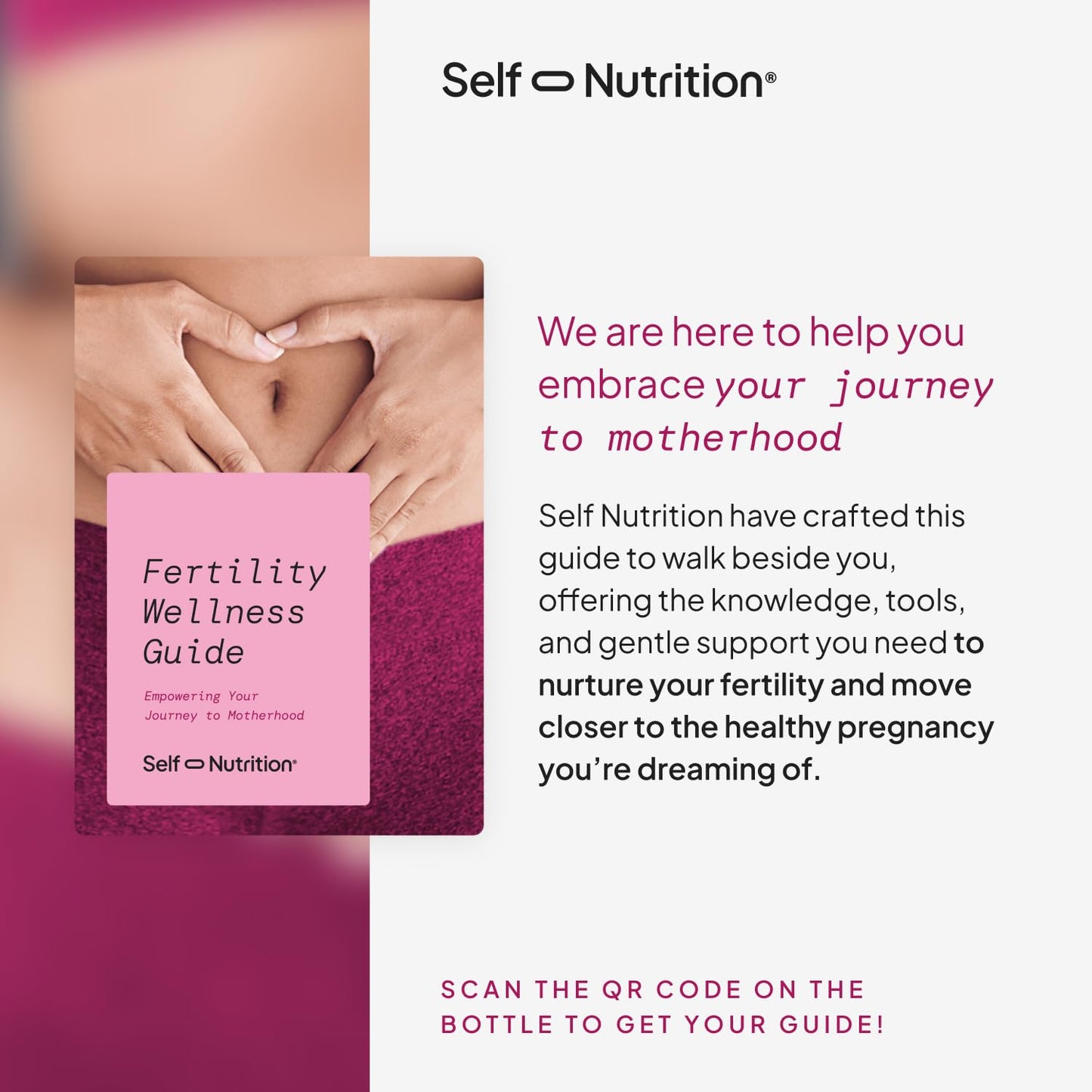 SELF NUTRITION Fertility Support for Women | Conception for Her, Coenzyme Q10, Ashwagandha, Myo-Inositol & More| Support Cycle Regularity & Ovulation| Vegan, Non-GMO, USA Made-60 Capsules - dailyvitalstore