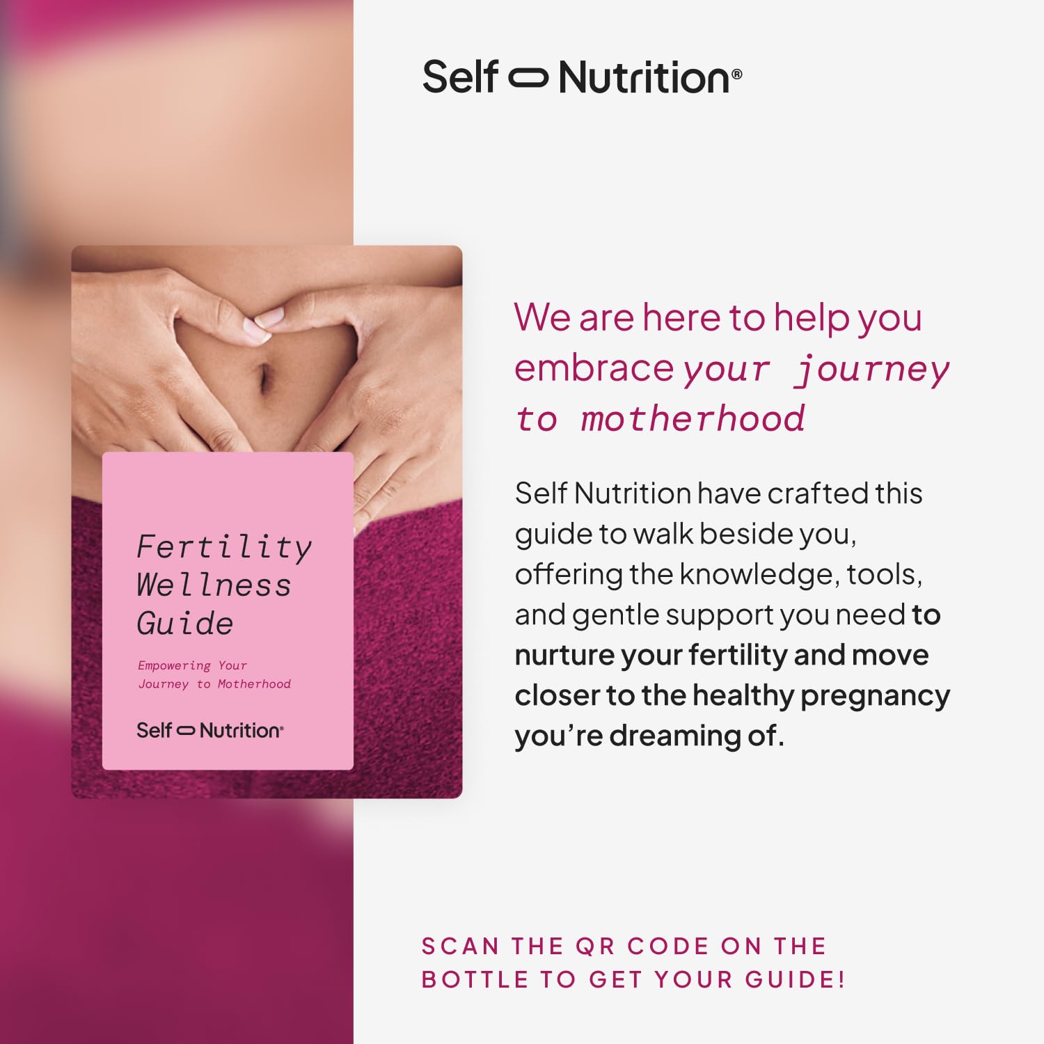 SELF NUTRITION Fertility Support for Women | Conception for Her, Coenzyme Q10, Ashwagandha, Myo-Inositol & More| Support Cycle Regularity & Ovulation| Vegan, Non-GMO, USA Made-60 Capsules - dailyvitalstore