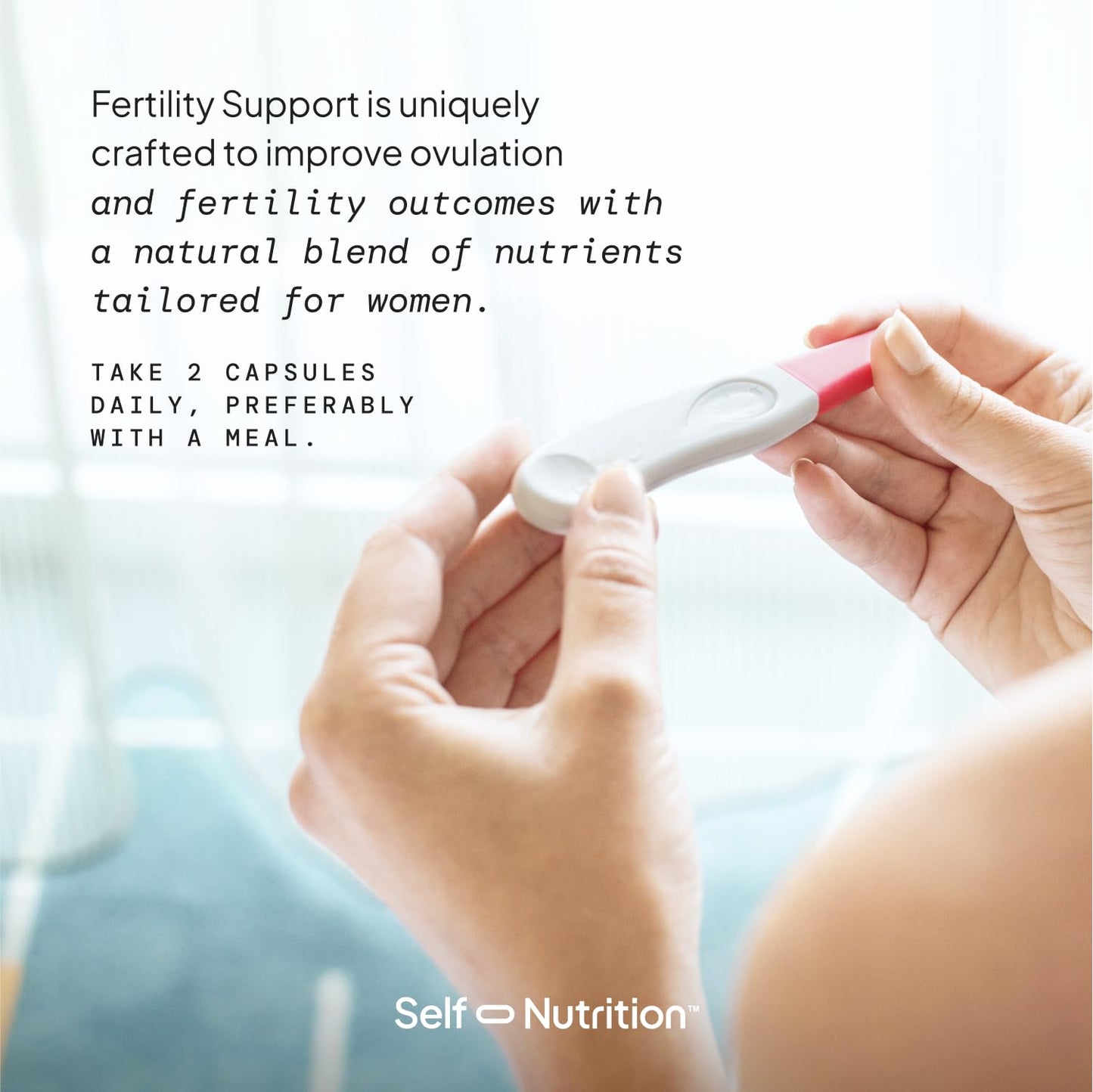 SELF NUTRITION Fertility Support for Women | Conception for Her, Coenzyme Q10, Ashwagandha, Myo-Inositol & More| Support Cycle Regularity & Ovulation| Vegan, Non-GMO, USA Made-60 Capsules - dailyvitalstore