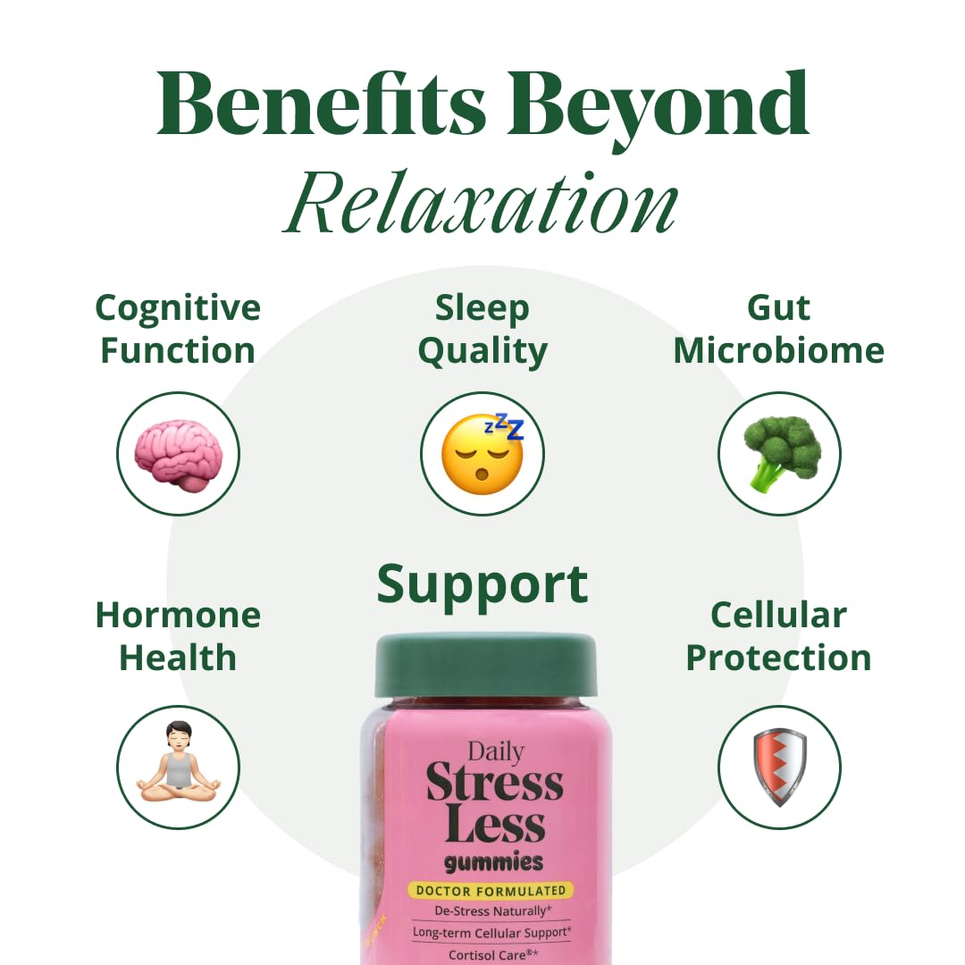 Semaine Stress Less Gummy with Cortisol Care™ 60 Count – Daily Support for Stress, Mood & Sleep - dailyvitalstore