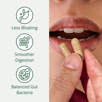 Semaine Super Powered Prebiotic + Probiotic for Women, Effective 3-in-1 Multi-Action Formula to Nourish Gut Health, Soothe IBS, Support Bloat Relief - dailyvitalstore