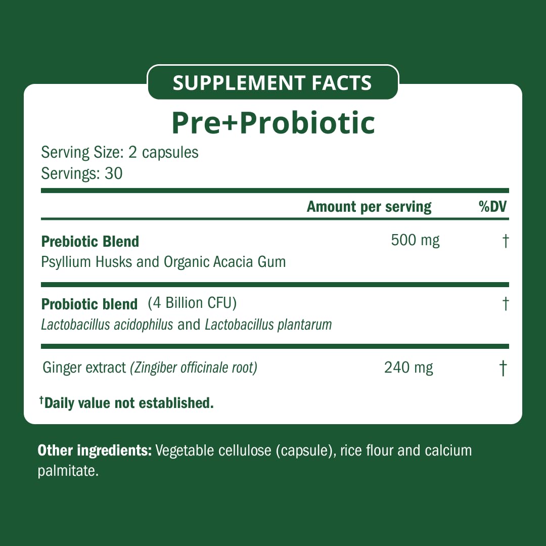 Semaine Super Powered Prebiotic + Probiotic for Women, Effective 3-in-1 Multi-Action Formula to Nourish Gut Health, Soothe IBS, Support Bloat Relief - dailyvitalstore