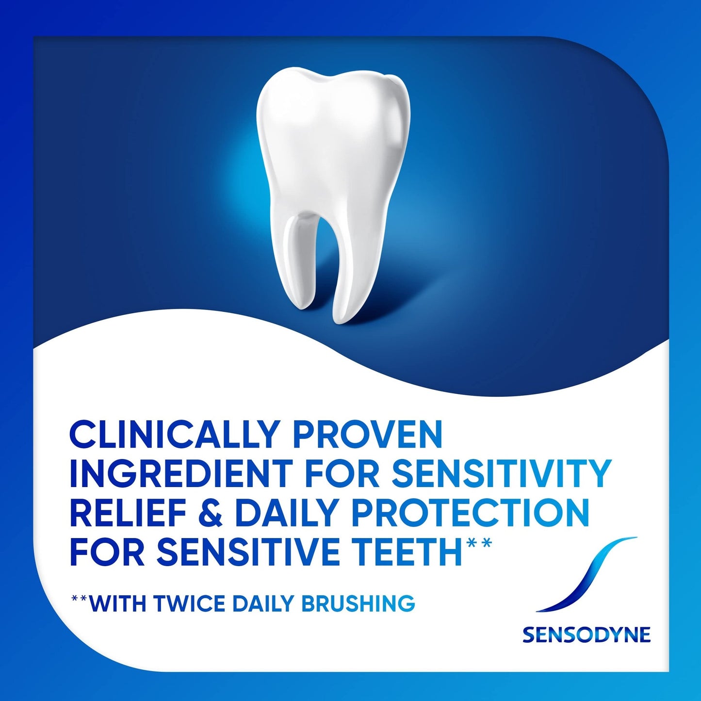 Sensodyne Repair and Protect Whitening Toothpaste, Toothpaste for Sensitive Teeth and Cavity Prevention, 3.4 oz (Pack of 2) - dailyvitalstore