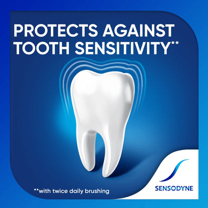 Sensodyne Repair and Protect Whitening Toothpaste, Toothpaste for Sensitive Teeth and Cavity Prevention, 3.4 oz (Pack of 2) - dailyvitalstore