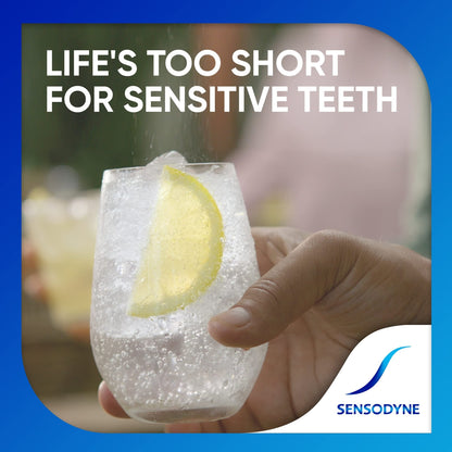 Sensodyne Repair and Protect Whitening Toothpaste, Toothpaste for Sensitive Teeth and Cavity Prevention, 3.4 oz (Pack of 2) - dailyvitalstore
