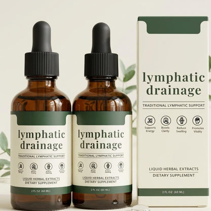 Sentk Organic Lymphatic Drainage Drops, Liposomal Herbal Blend – Supports Lymph System, Reduces Swelling, Boosts Immunity & Vitality, Enhance Clarity, Portable Dropper Design, 2 fl oz (2 Pack) - dailyvitalstore