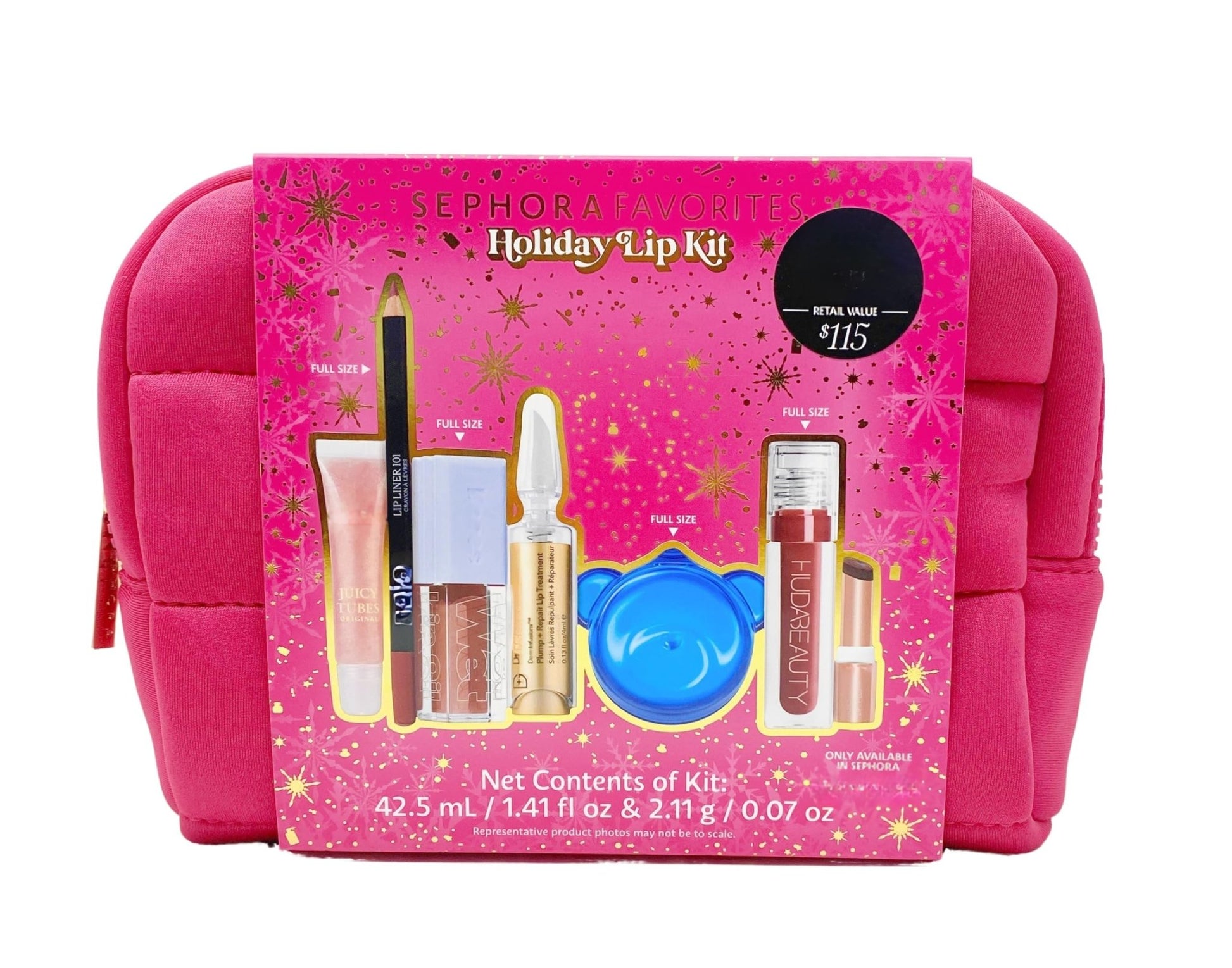 SEPHORA Favorite Holiday Lip Kit - 7 Piece - dailyvitalstore