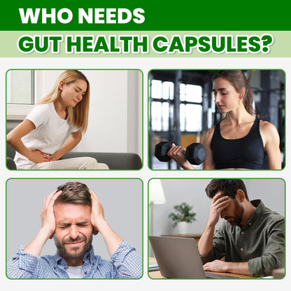 SEPT YAN Gut Health Supplement with Prebiotics, Postbiotics & Probiotics for Digestive Health for Women & Men, 80 Billion CFU Probiotics for Gut and Digestion - dailyvitalstore