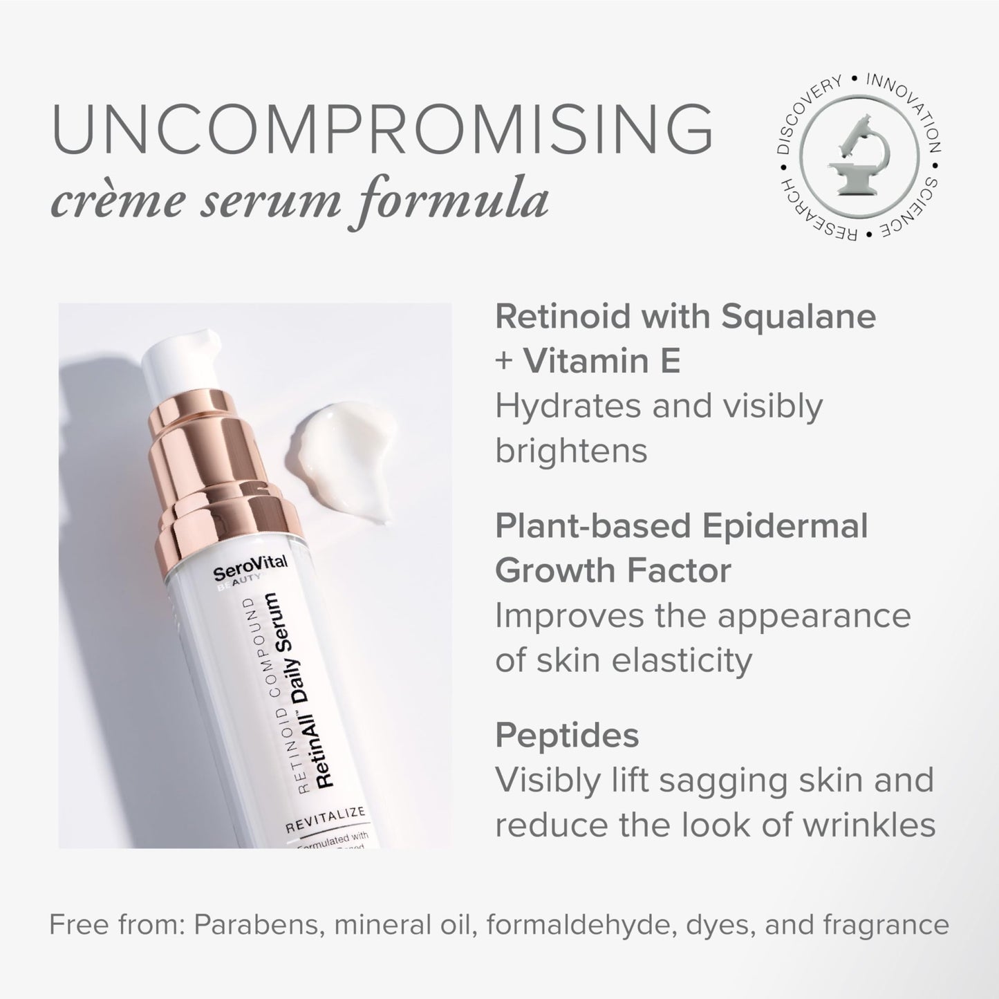 SeroVital Beauty RetinAll Daily Serum – Redefining Retinol – Retinoid Skin Serum – Anti Wrinkle Face Serum for Women, 1 oz - dailyvitalstore